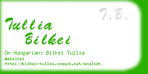 tullia bilkei business card